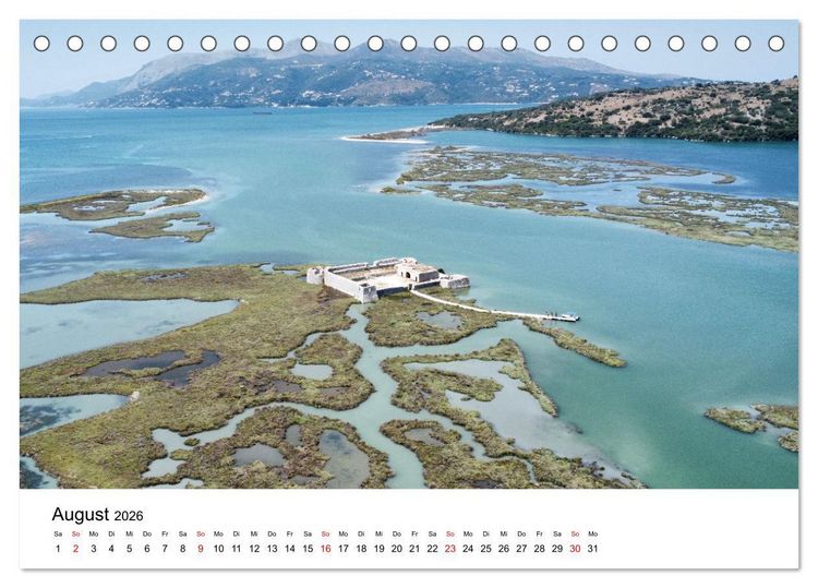 Produktbild: Die sch&ouml;nsten Bucket List Reiseziele (Tischkalender 2026 DIN A5 quer), CALVENDO Monatskalender