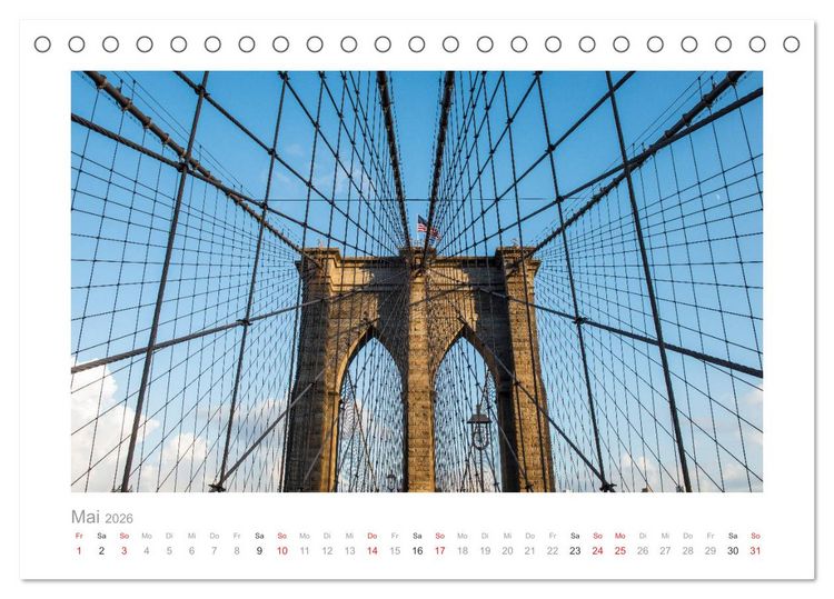 Produktbild: Wundersch&ouml;nes Amerika (Tischkalender 2026 DIN A5 quer), CALVENDO Monatskalender