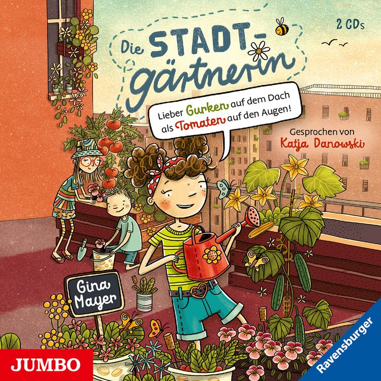 Produktbild: Die Stadtg&auml;rtnerin. Lieber Gurken auf dem Dach als Tomaten auf den Augen!