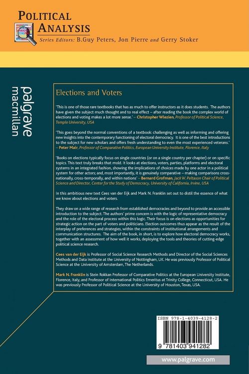 Produktbild: Elections and Voters