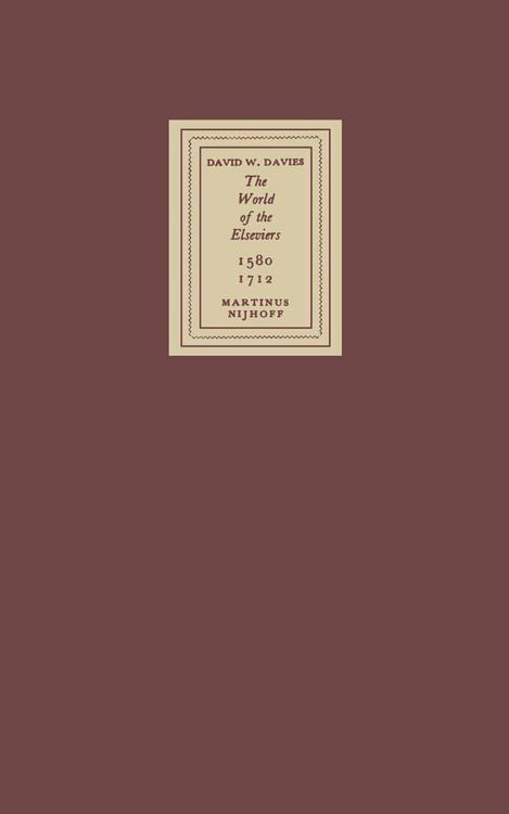 Produktbild: The World of the Elseviers, 1580&ndash;1712