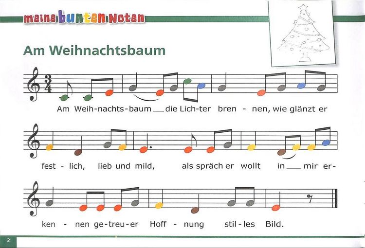 Produktbild: Meine bunten Noten f&uuml;r das Glockenspiel