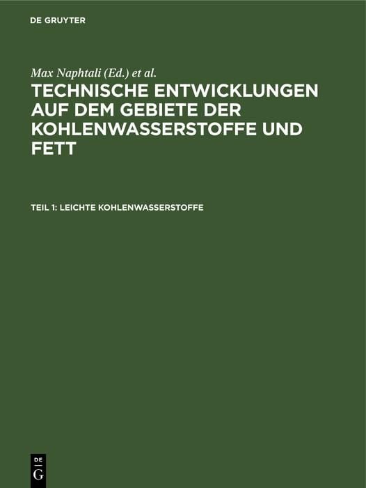 Produktbild: Leichte Kohlenwasserstoffe