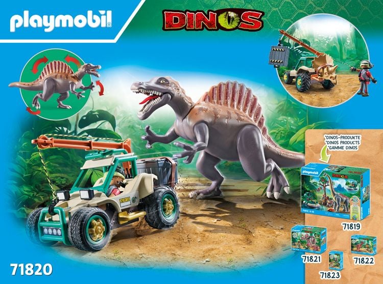 Produktbild: PLAYMOBIL 71820 Spinosaurus-Angriff auf Dino-Ausgrabung