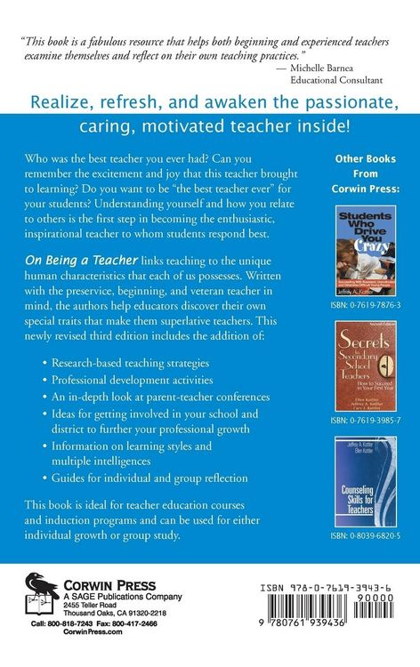 Produktbild: On Being a Teacher