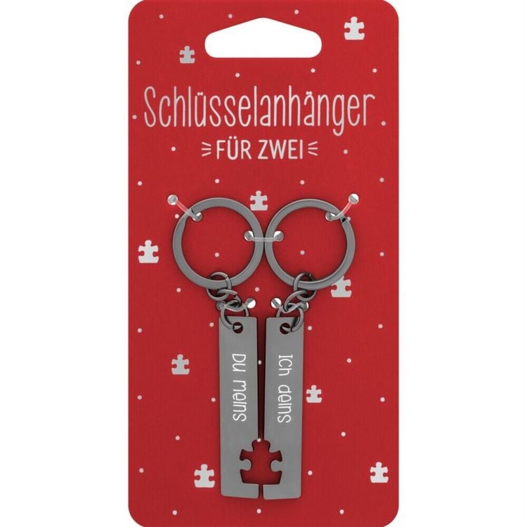 Produktbild: Paar-Schl&uuml;sselanh&auml;nger "Du, ich"