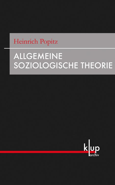 Produktbild: Allgemeine Soziologische Theorie