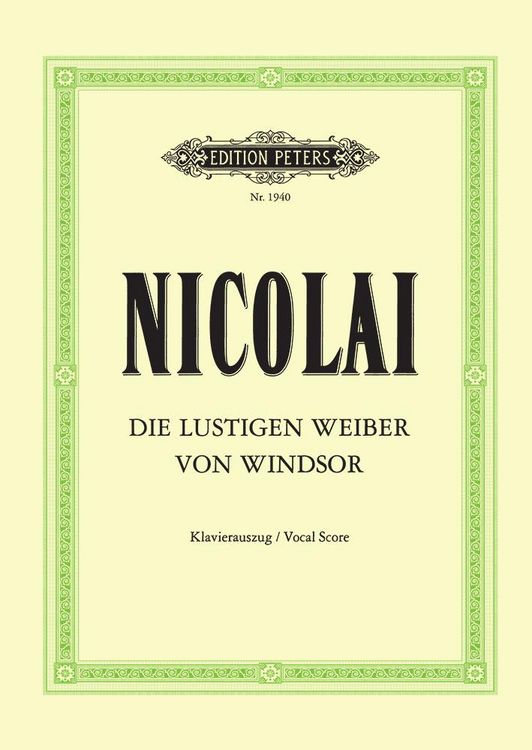 Produktbild: Nicolai, O: Lustigen Weiber Von Windsor (the Merry Wives of