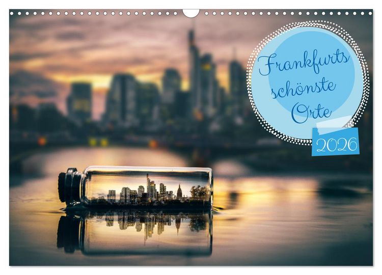 Produktbild: Frankfurts sch&ouml;nste Orte (Wandkalender 2026 DIN A3 quer), CALVENDO Monatskalender