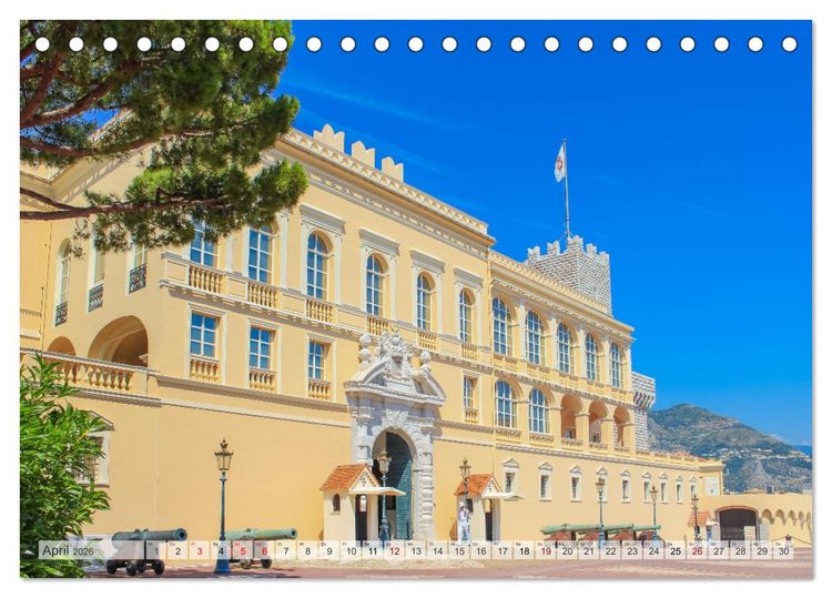 Produktbild: Monaco - Diamant am Mittelmeer (Tischkalender 2026 DIN A5 quer), CALVENDO Monatskalender