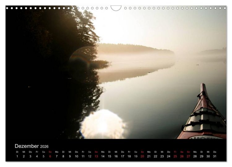 Produktbild: WasserSpiegel Mecklenburgische Seenplatte (Wandkalender 2026 DIN A3 quer), CALVENDO Monatskalender