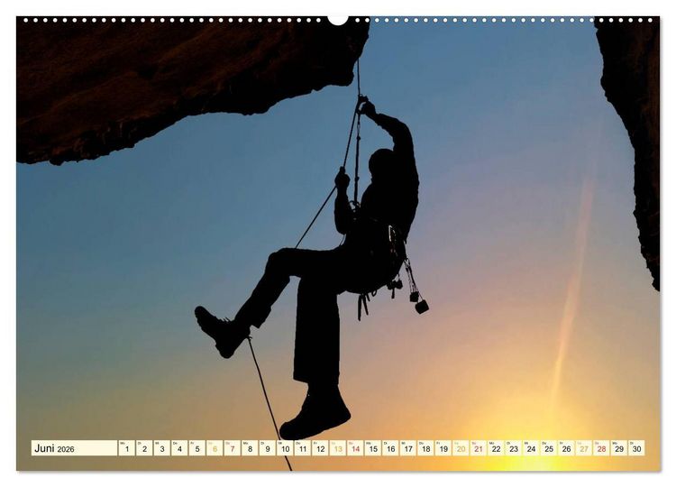 Produktbild: Extremsport - mit vollem Risiko (hochwertiger Premium Wandkalender 2026 DIN A2 quer), Kunstdruck in Hochglanz