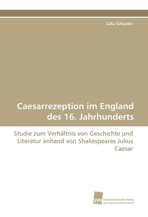 Produktbild: Caesarrezeption im England des 16. Jahrhunderts