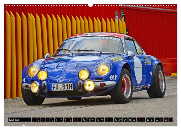 Produktbild: Renault Alpine A110 (hochwertiger Premium Wandkalender 2025 DIN A2 quer), Kunstdruck in Hochglanz