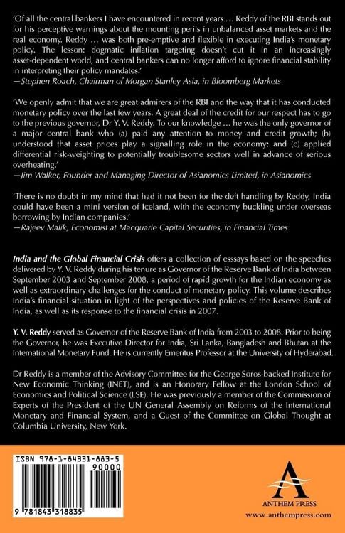 Produktbild: India and the Global Financial Crisis