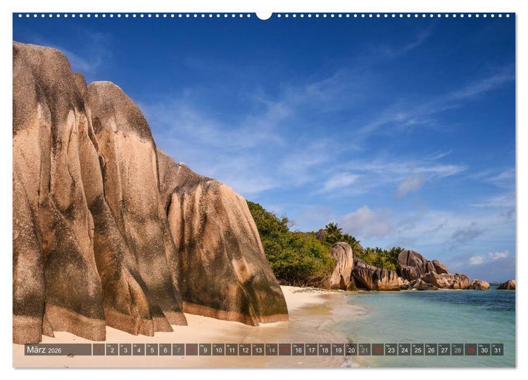 Produktbild: Seychellen - Das letzte Paradies auf Erden (Wandkalender 2026 DIN A2 quer), CALVENDO Monatskalender