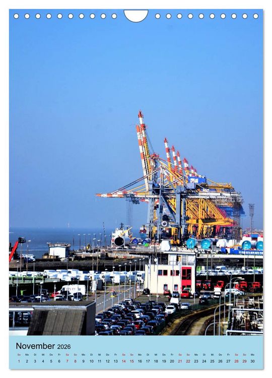 Produktbild: BREMERHAVEN die Seestadt mit maritimen Flair - 2026 (Wandkalender 2026 DIN A4 hoch), CALVENDO Monatskalender
