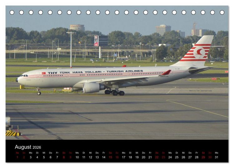 Produktbild: Im alten Glanz: Flugzeuge in Retro Livery (Tischkalender 2026 DIN A5 quer), CALVENDO Monatskalender