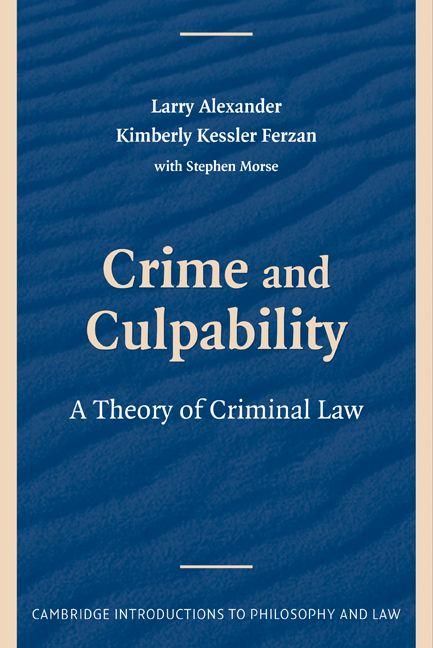 Produktbild: Crime and Culpability