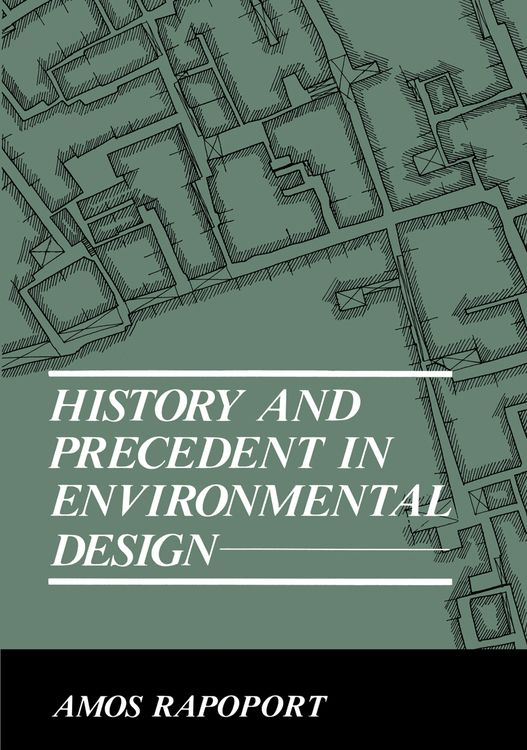 Produktbild: History and Precedent in Environmental Design