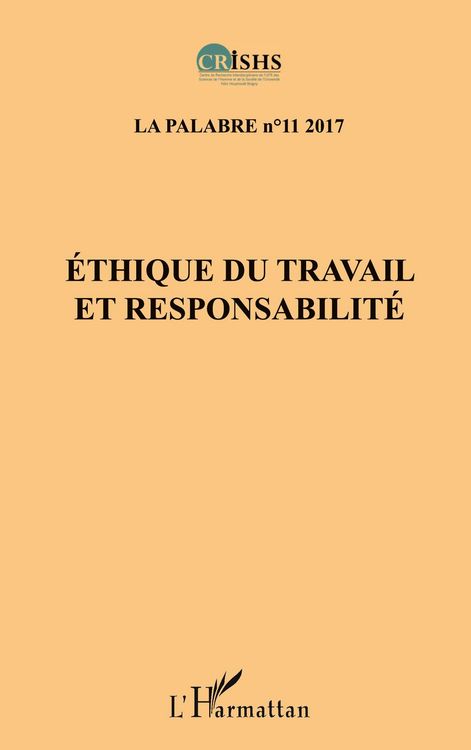 Produktbild: Ethique du travail et responsabilit&eacute;