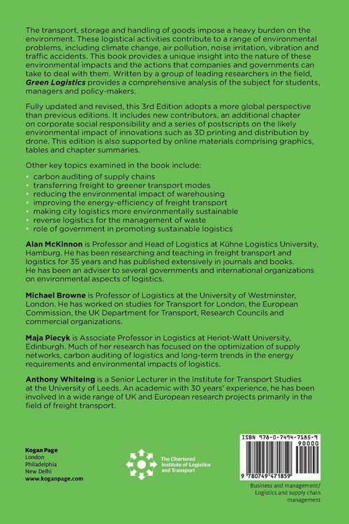 Produktbild: Green Logistics