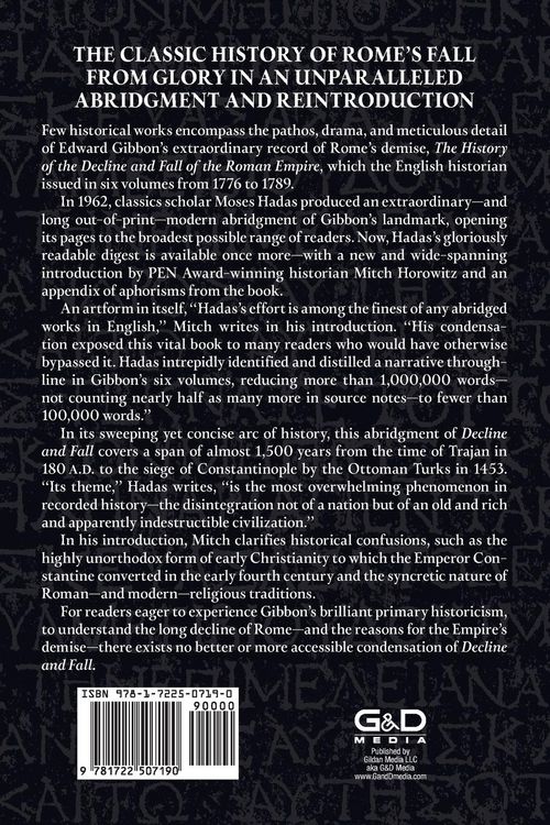 Produktbild: The Decline and Fall of the Roman Empire