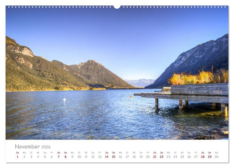 Produktbild: Tirol - Herbst am Achensee (Wandkalender 2026 DIN A2 quer), CALVENDO Monatskalender