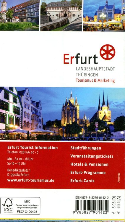 Falk Cityplan Erfurt 1:20.000