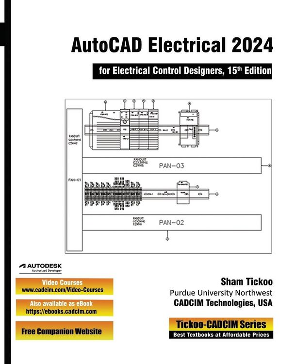 Produktbild: AutoCAD Electrical 2024 for Electrical Control Designers, 15th Edition