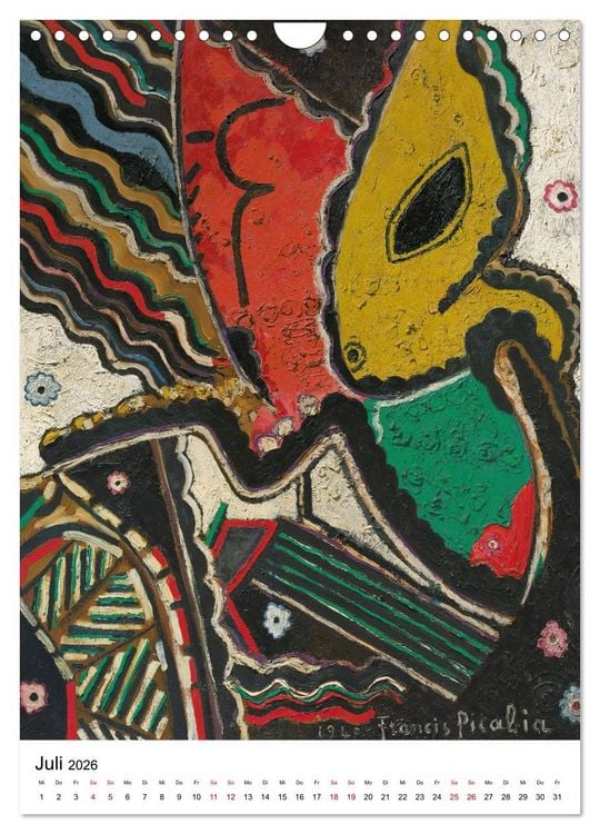 Produktbild: Francis Picabia (Wandkalender 2026 DIN A4 hoch), CALVENDO Monatskalender