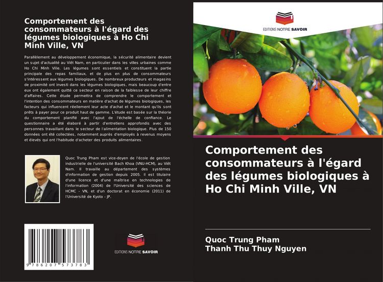 Produktbild: Comportement des consommateurs &agrave; l'&eacute;gard des l&eacute;gumes biologiques &agrave; Ho Chi Minh Ville, VN