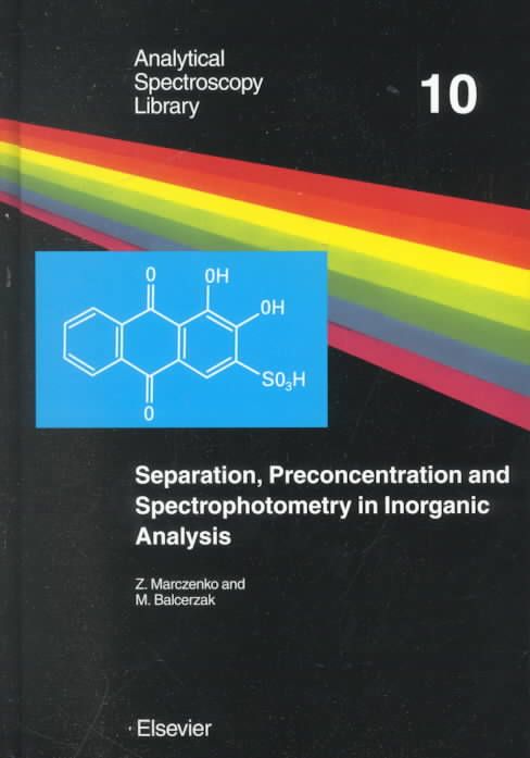 Produktbild: Separation, Preconcentration and Spectrophotometry in Inorganic Analysis