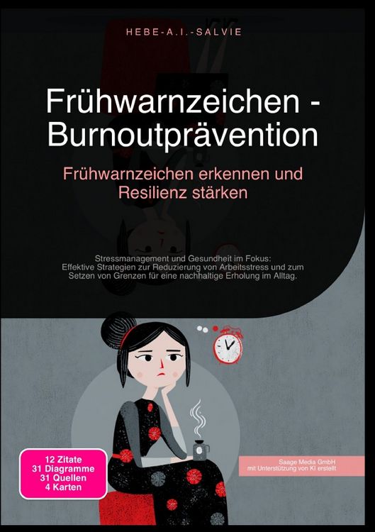 Produktbild: Fr&uuml;hwarnzeichen - Burnoutpr&auml;vention: Fr&uuml;hwarnzeichen erkennen und Resilienz st&auml;rken