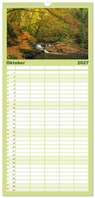 Produktbild: Familienplaner 2027 - Mystisches Irland mit 5 Spalten (Wandkalender, 21 x 45 cm) CALVENDO