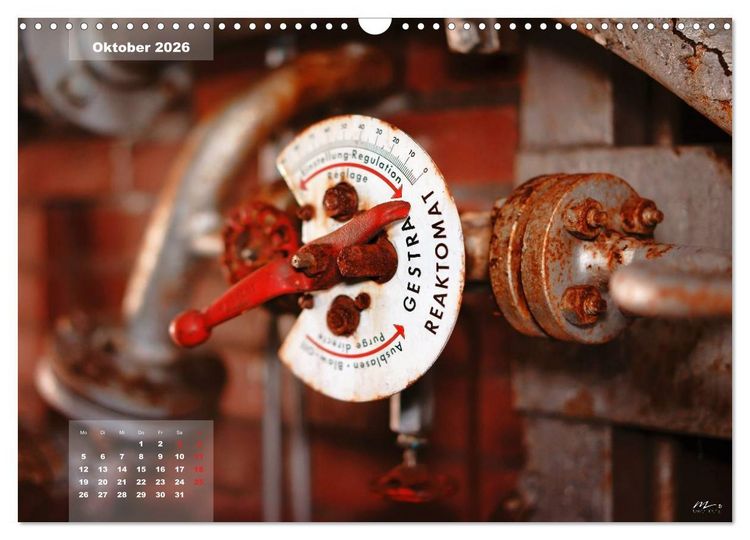Produktbild: AUSSER BETRIEB - Industriekultur mit PopArt-Einfl&uuml;ssen (Wandkalender 2026 DIN A3 quer), CALVENDO Monatskalender