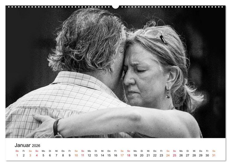 Produktbild: Tango Argentino - Paare beim Tanz auf &ouml;ffentlichen Pl&auml;tzen (Wandkalender 2026 DIN A2 quer), CALVENDO Monatskalender