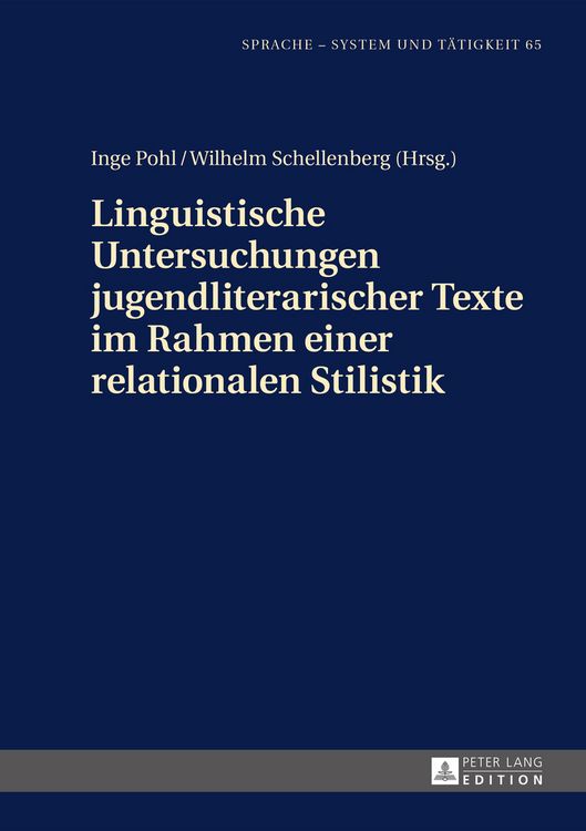 Produktbild: Linguistische Untersuchungen jugendliterarischer Texte im Rahmen einer relationalen Stilistik