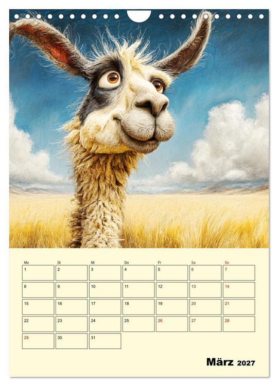 Produktbild: Lama la Vida. Lama-Momente zwischen Humor und Charakter (Wandkalender 2027 DIN A4 hoch), CALVENDO Monatskalender