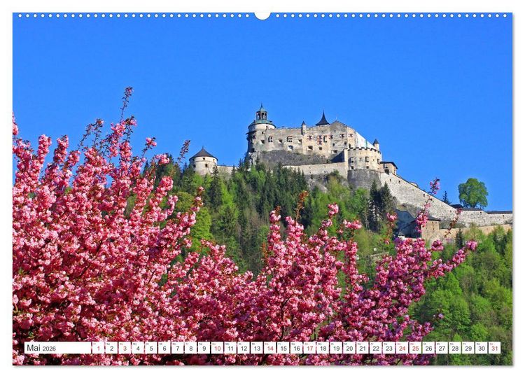 Produktbild: Die Festung Hohenwerfen (Wandkalender 2026 DIN A2 quer), CALVENDO Monatskalender