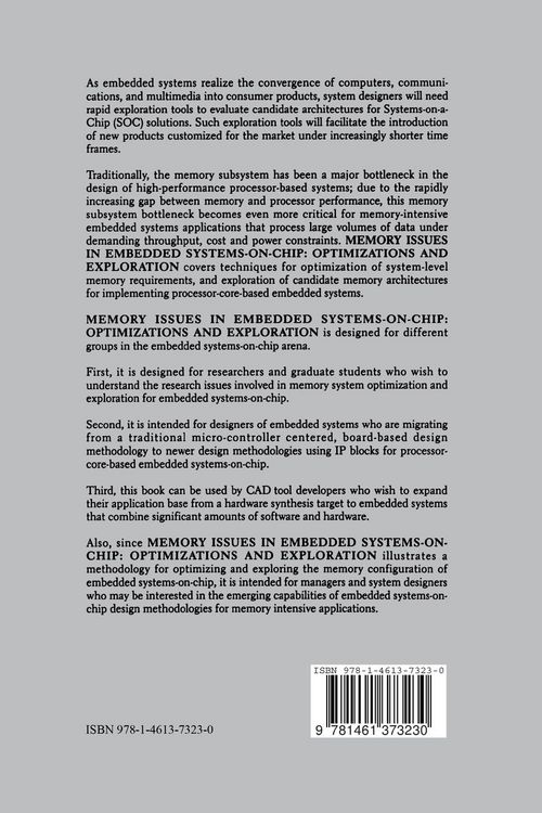 Produktbild: Memory Issues in Embedded Systems-on-Chip