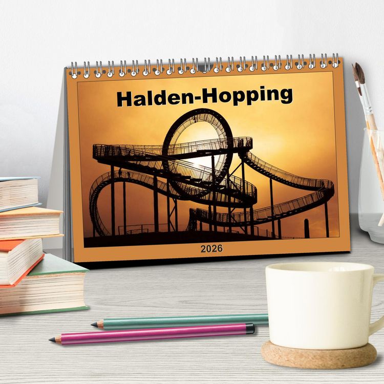 Produktbild: Halden-Hopping (Tischkalender 2026 DIN A5 quer), CALVENDO Monatskalender