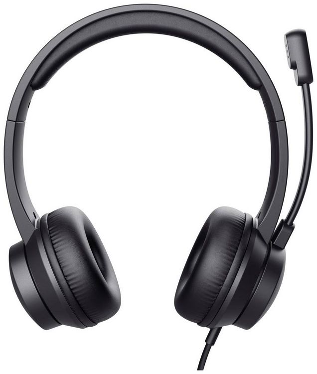 Produktbild: Trust Ayda On Ear Headset kabelgebunden Stereo Schwarz Headset, Lautst&auml;rkeregelung, Mikrofon-Stummschaltung Computer