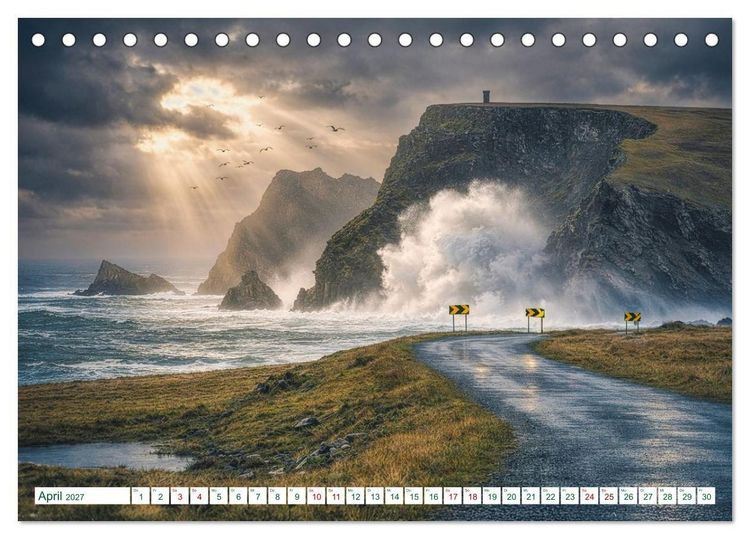 Produktbild: Irlands wilde Magie &ndash; Entlang der Westk&uuml;ste (Tischkalender 2027 DIN A5 quer), CALVENDO Monatskalender