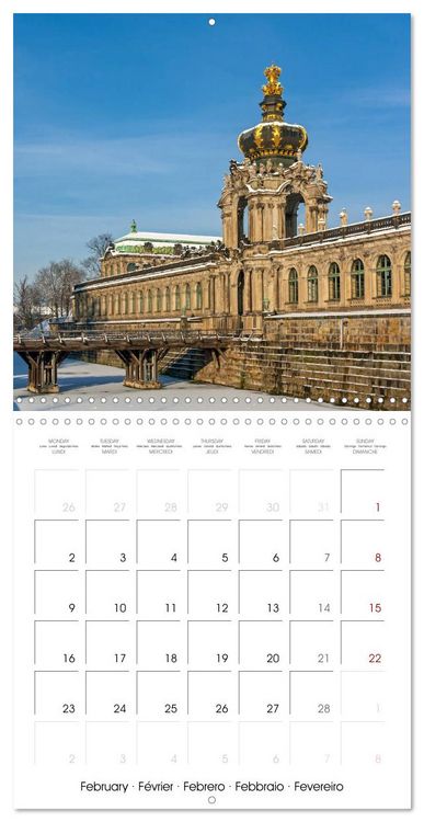 Produktbild: Dresden seasons of a city (Wall Calendar 2026 12 &times; 12 Inch) CALVENDO 12 Month Wall Calendar
