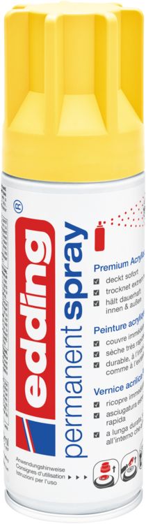 Produktbild: 5200 Permanent Spray, verkehrsgelb matt, 200ml Premium Acryllack