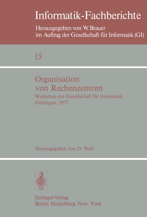 Produktbild: Organisation von Rechenzentren