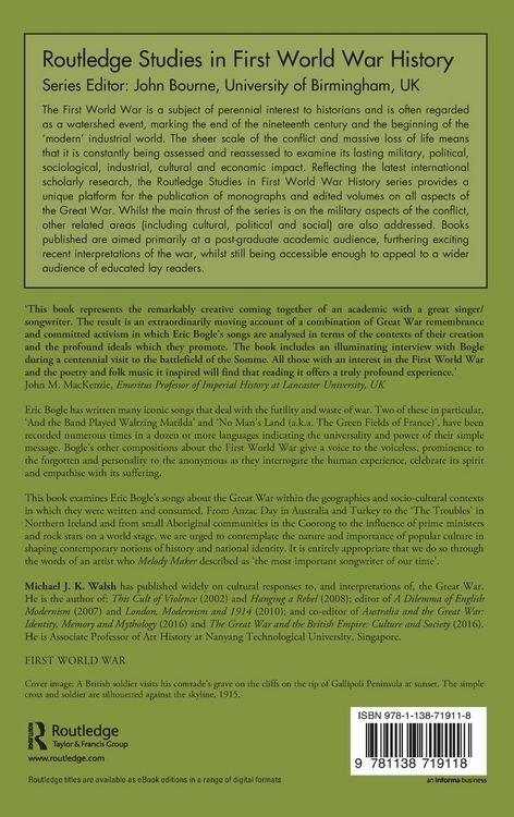 Produktbild: Eric Bogle, Music and the Great War