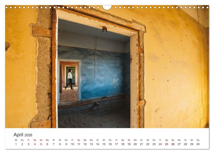 Produktbild: Kolmannskuppe Die Geisterstadt in der Sandw&uuml;ste (Wandkalender 2026 DIN A3 quer), CALVENDO Monatskalender