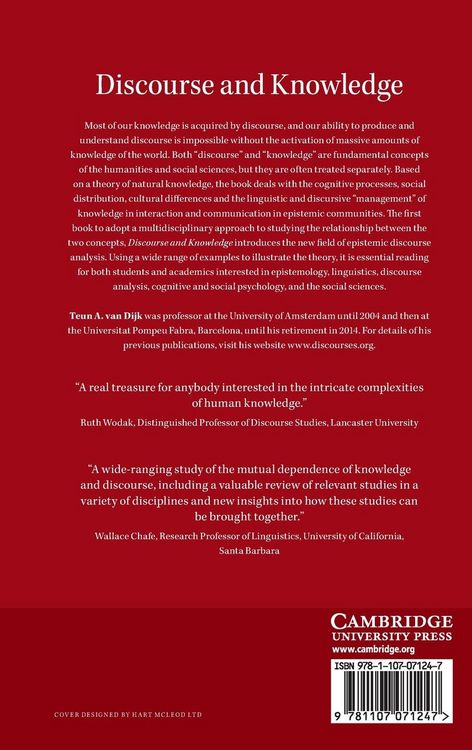 Produktbild: Discourse and Knowledge